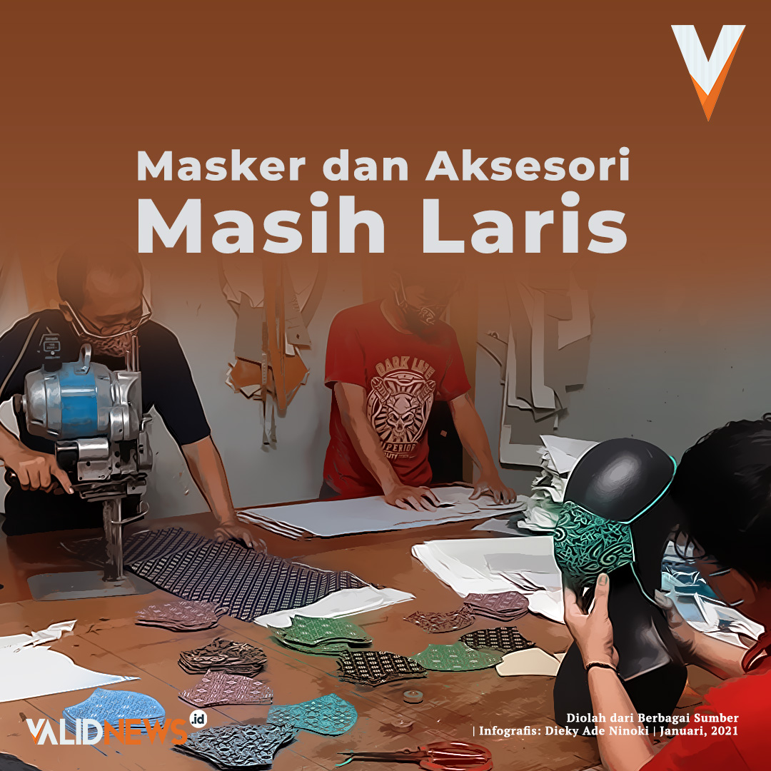 Masker dan Aksesori Masih Laris